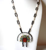 Vintage Native American Glass Necklace 90320
