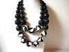 CHICO`s Vintage Black White Necklace 90420