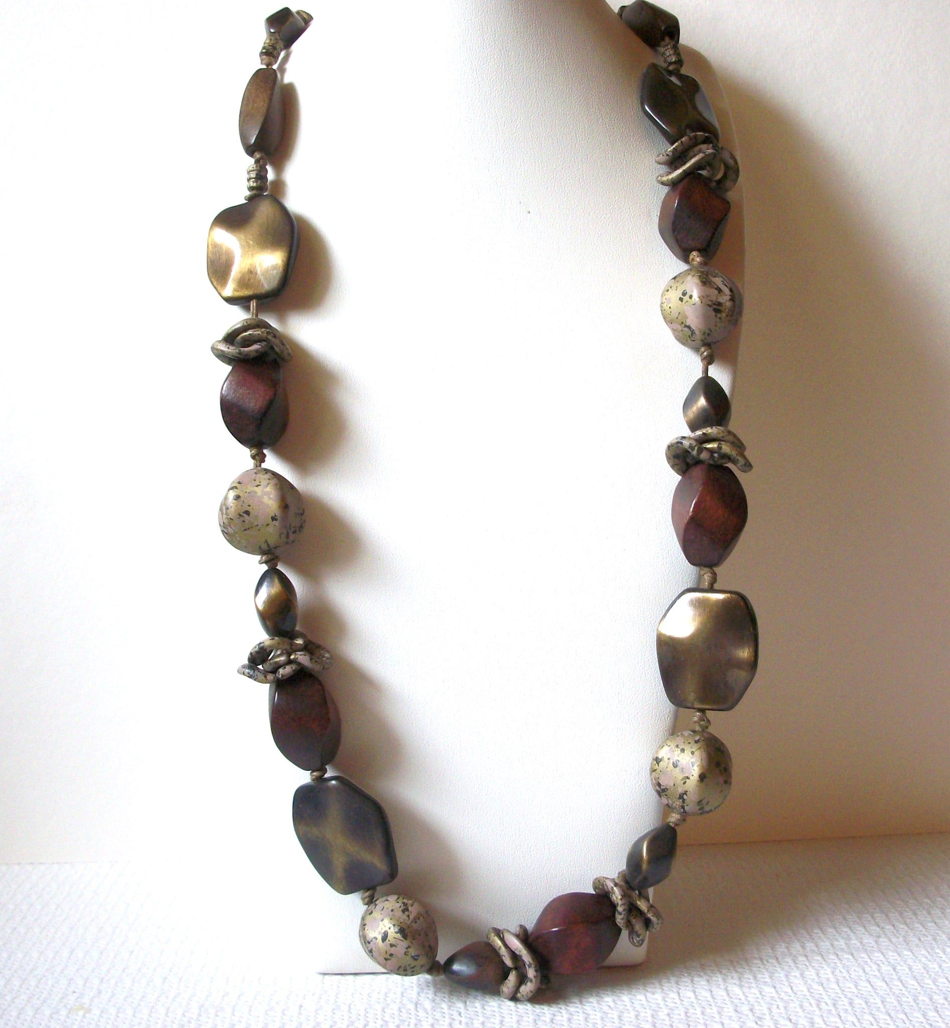 Vintage Rustic Bohemian Long Necklace 90420