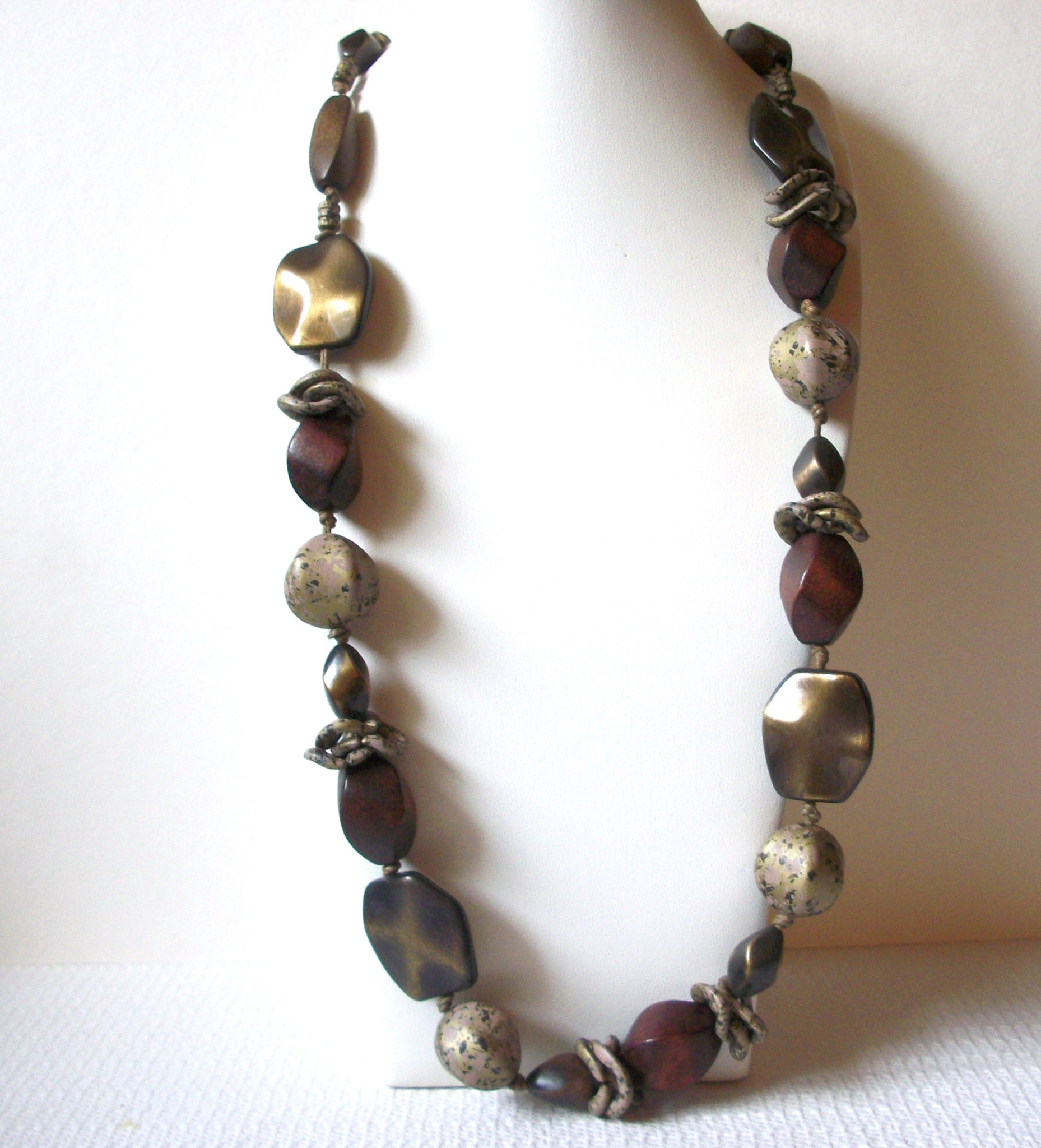 Vintage Rustic Bohemian Long Necklace 90420