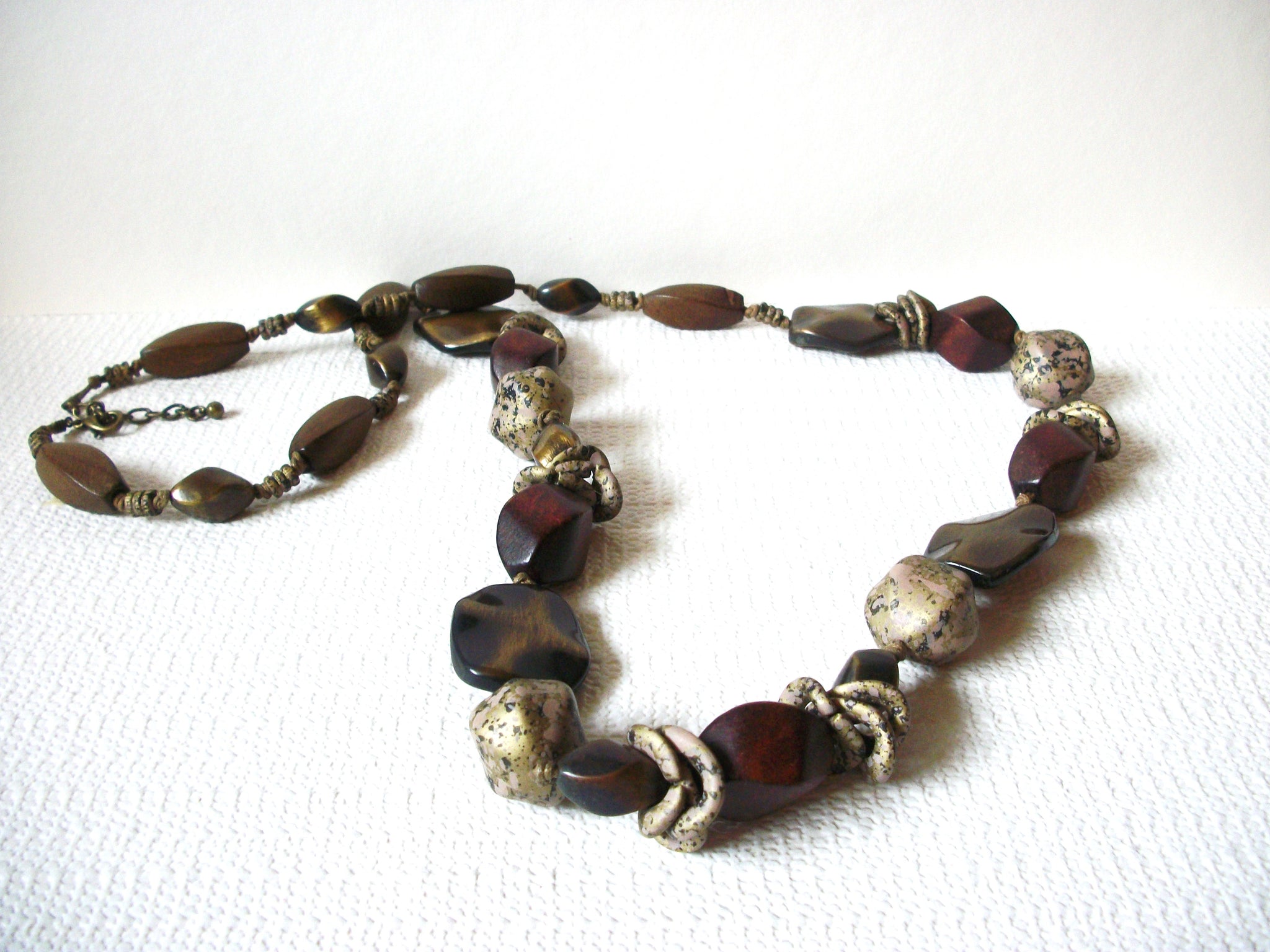 Vintage Rustic Bohemian Long Necklace 90420