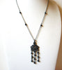 CLAIRE`s Silver Black Necklace 90620
