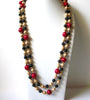 Bohemian Wood Beads Necklace 90920