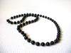 Retro Black Gold Long Necklace 90920