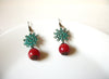 Retro Patina Glass Earrings 91120