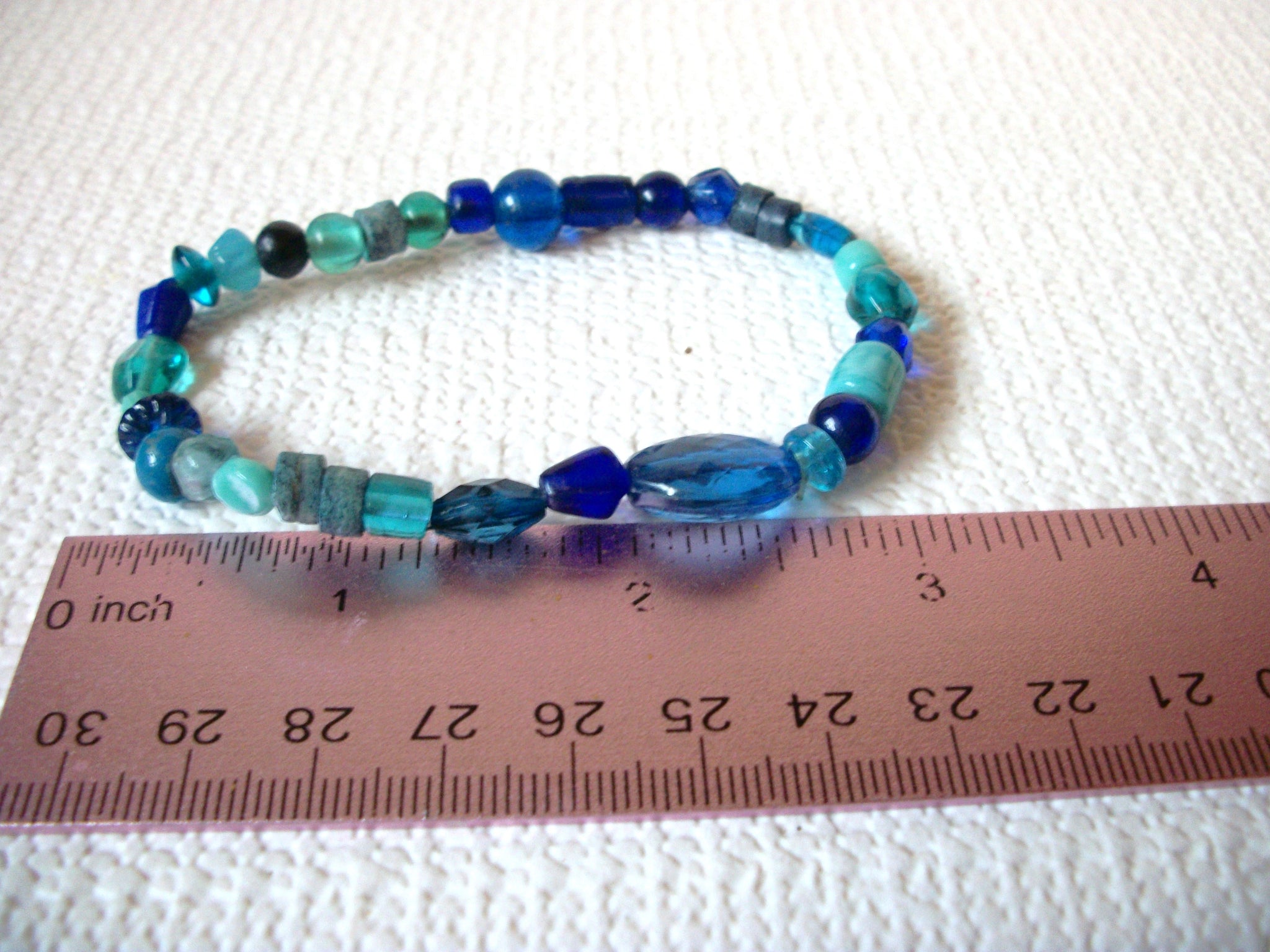 Retro Blue Glass Bracelet 91120