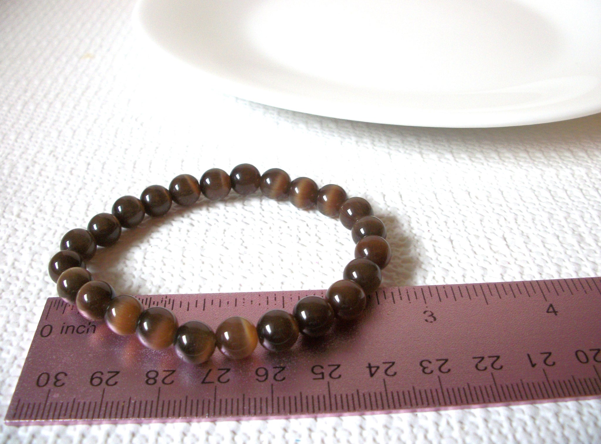Tigers Eye Glass Bracelet 91120