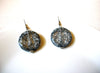 Retro Grey Crackle Earrings 91320