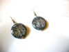 Retro Grey Crackle Earrings 91320