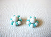 Vintage 1950s HONGKONG Cluster Earrings 91320