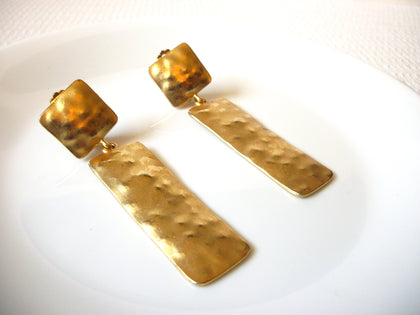 Retro Massive Hammered Earrings 91220