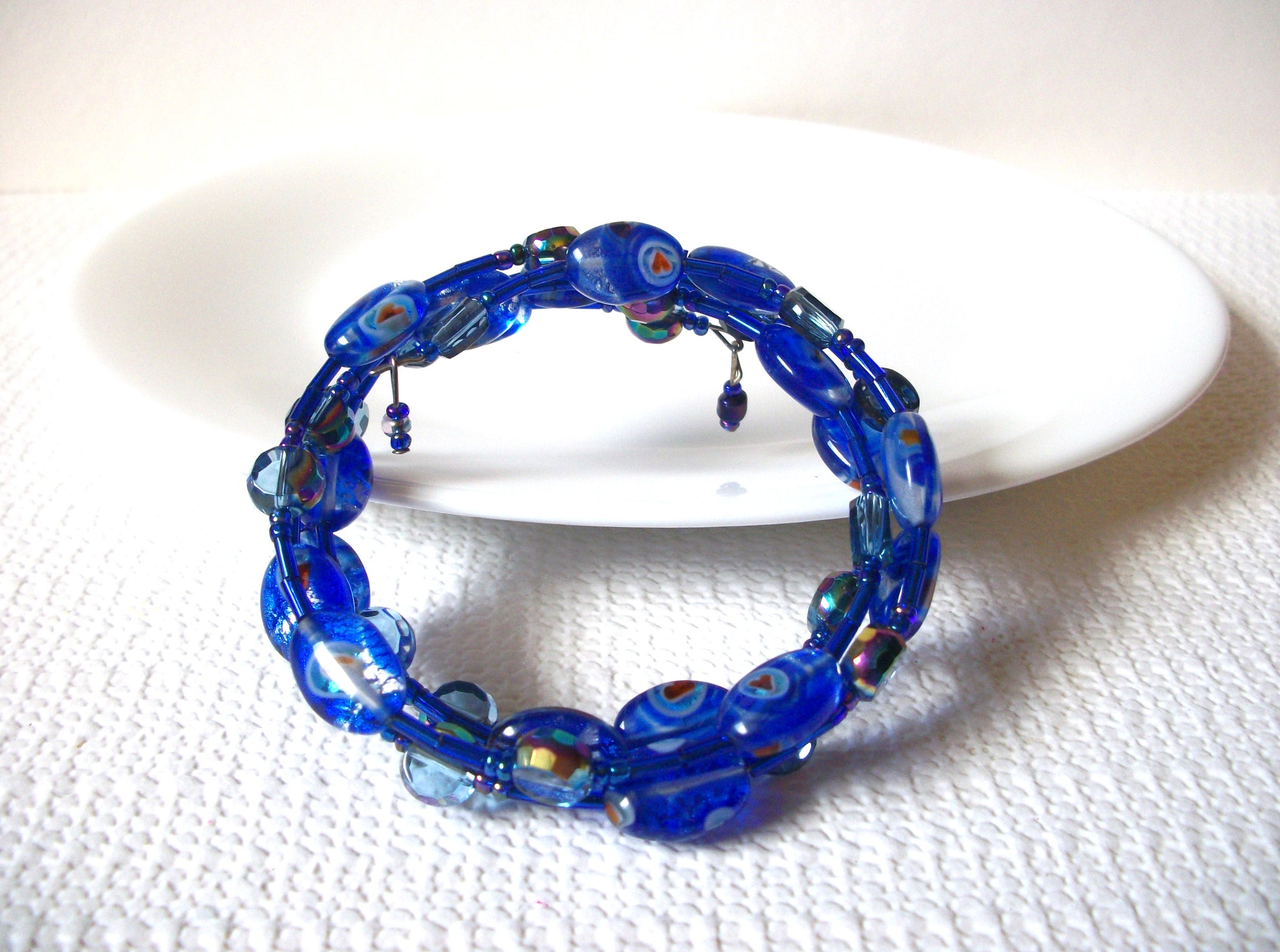 Cobalt Blue Glass Bracelet 91220