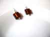 Retro Amber Glass Earrings 91420