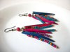 Colorful Bohemian Wood Earrings 91420