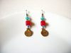 Retro Colorful Glass Earrings 91520