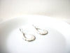 Retro Silver Toned Earrings 91520