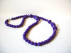 Vintage Purple Gold Necklace 91620