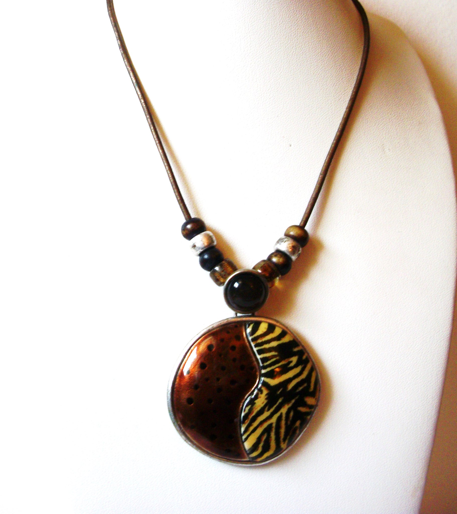 Vintage CHICO`s Rustic Bohemian Necklace 91620