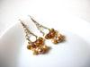 Vintage Glass Pearl Earrings 91620