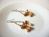 Vintage Glass Pearl Earrings 91620