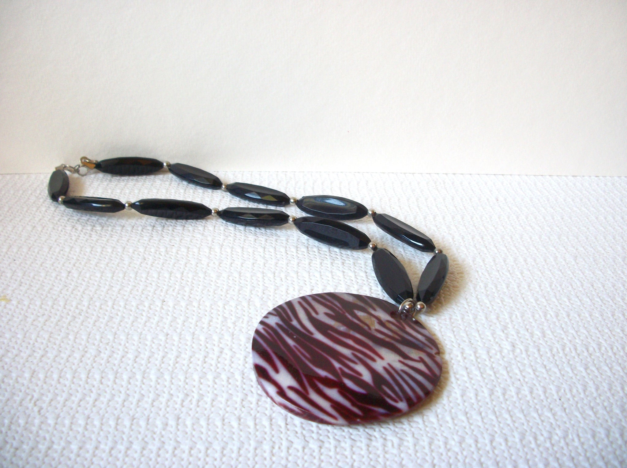 Vintage Animal Print Shell Necklace 91920