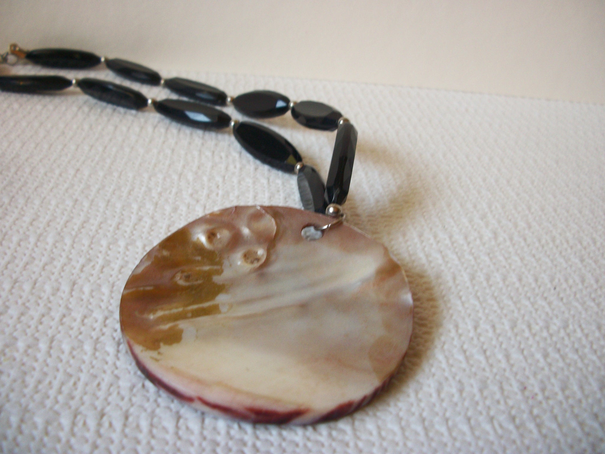 Vintage Animal Print Shell Necklace 91920