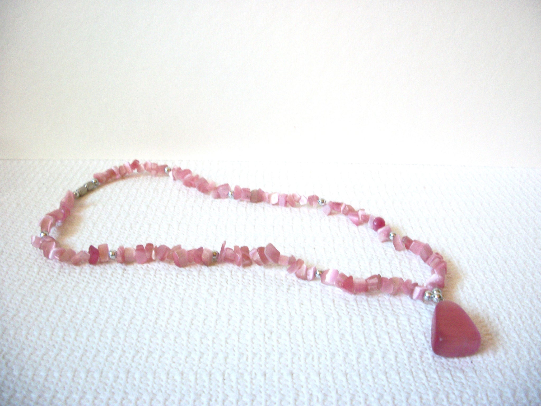 Vintage Rose Quartz Necklace 91920