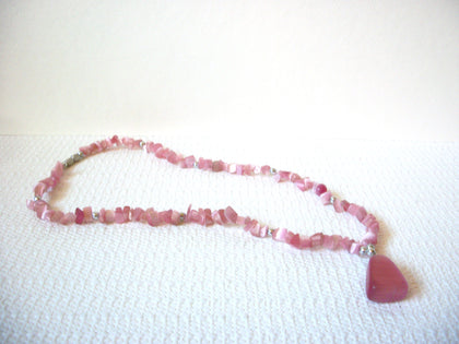 Vintage Rose Quartz Necklace 91920