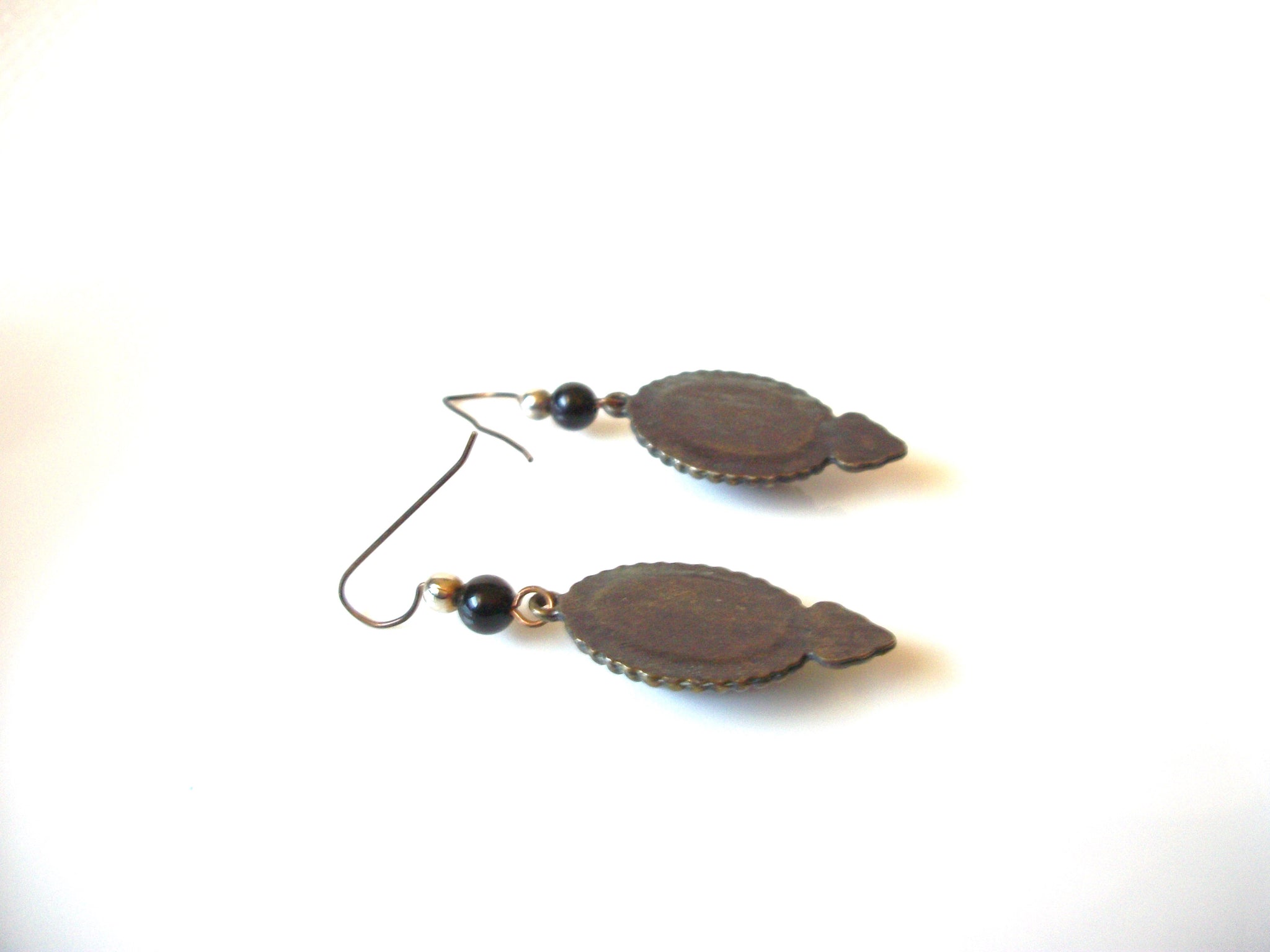 Vintage Bronze Dangle Earrings 92020