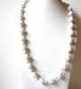 Retro Hand Molded White Necklace 92320