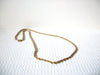 Vintage Thin Rope Gold Toned Necklace 92220