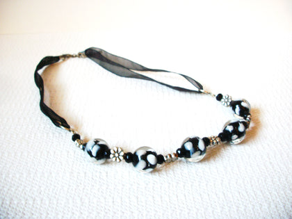 Vintage Lamp Work Beads Necklace 92320