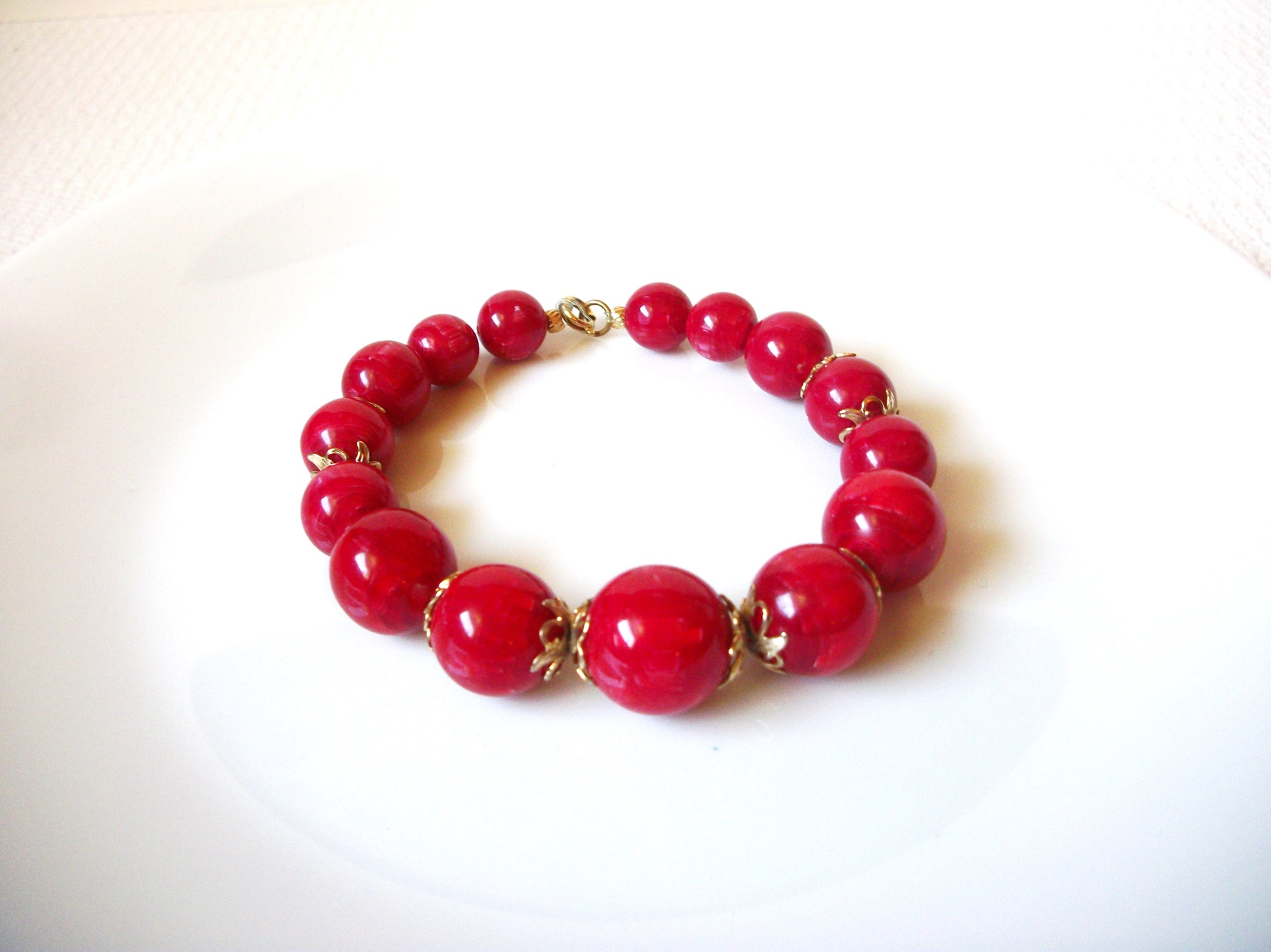 Retro Gold Red Bracelet 92320