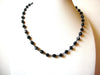 Vintage Black Glass Necklace 92420