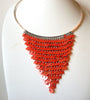 Retro Orange Necklace 92520