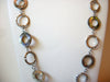 Vintage LIA SOPHIA Paua Aabalone Necklace 92820