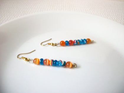 Retro Colorful Glass Earrings 92920