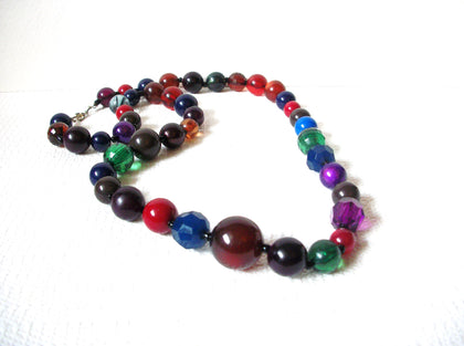 Vintage Colorful Moon Glow Necklace 93020