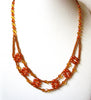 Vintage Glass Necklace 100120