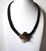 Vintage Shell Flower Necklace 100120