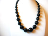 CLAIRE`s Retro Black Beaded Necklace 100320