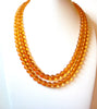 Retro 1970s Orange Necklace 100420