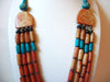 Vintage Ethnic Peruvian Stone Clay Necklace 100420