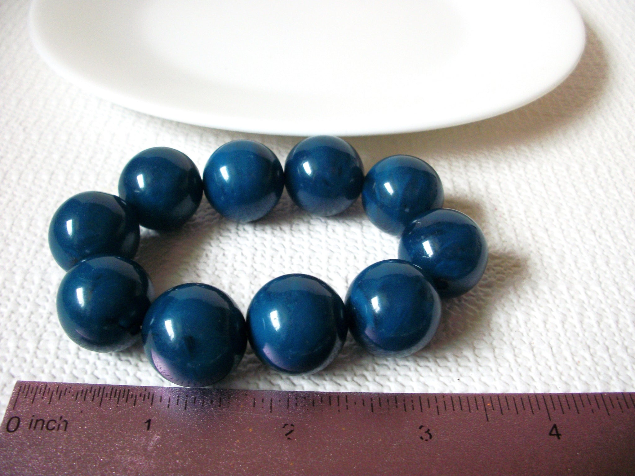 Retro Cloudy Midnight Blue Bracelet 100620