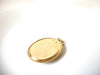 WHITING & DAVIS Glass Hand Painted Floral Pendant