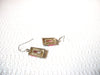 Retro Silver Pink Earrings 100820