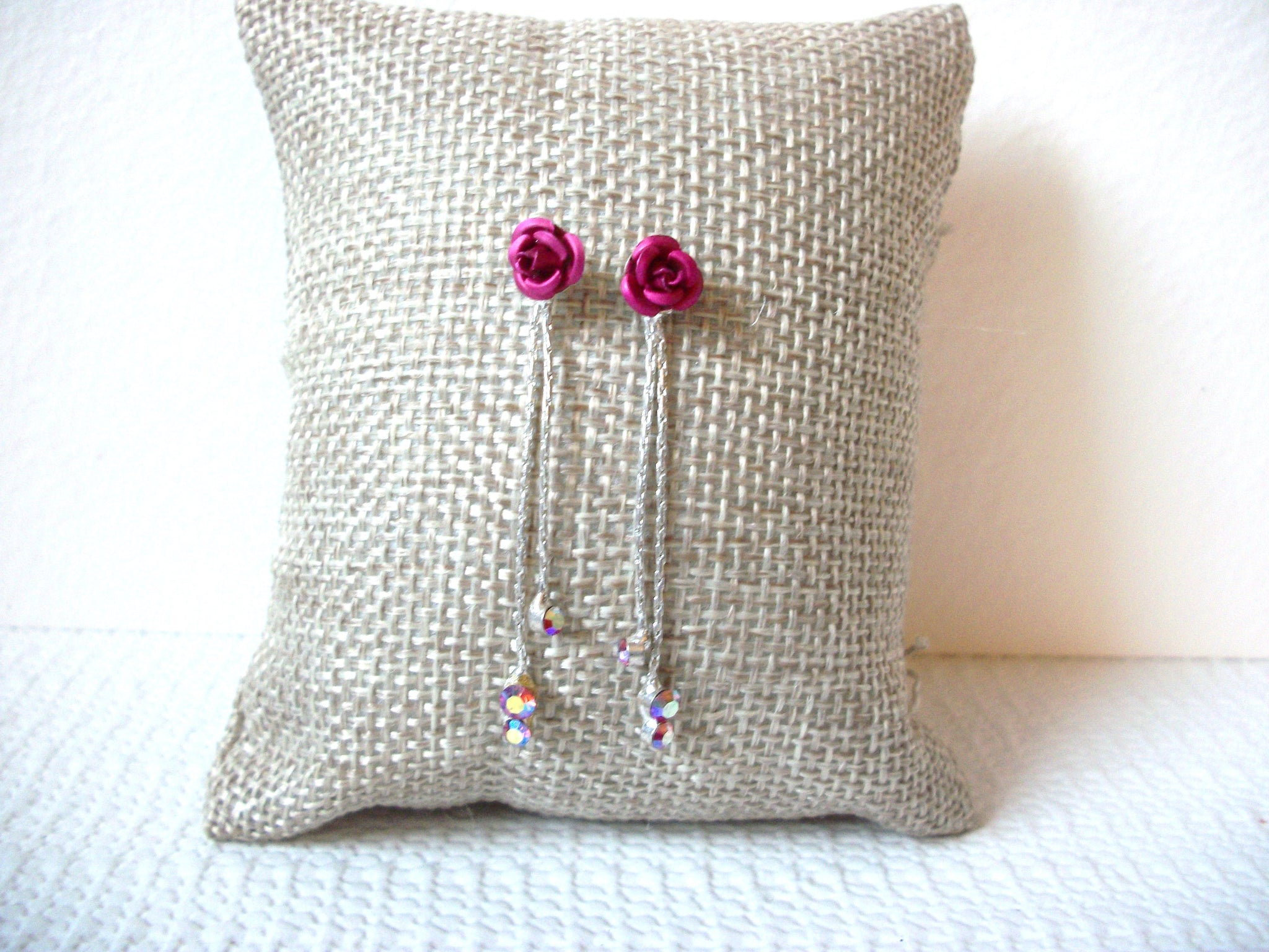 Vintage Rose AB Crystal Earrings 100820