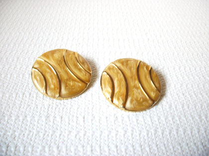 Retro Yellow Gold Earrings 100820