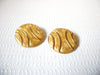 Retro Yellow Gold Earrings 100820