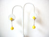 Retro Yellow Dangle Earrings 100820